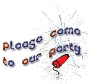 Please come to our party!!!